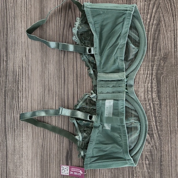 Adore Me Green Tiana Lace Bra - Picture 4 of 6